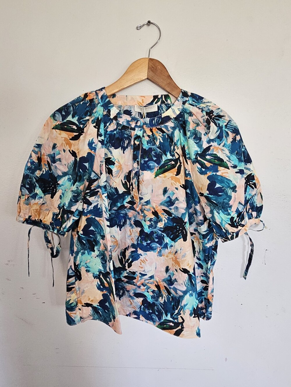 Ulla Johnson Vienne Floral Cotton Blouse